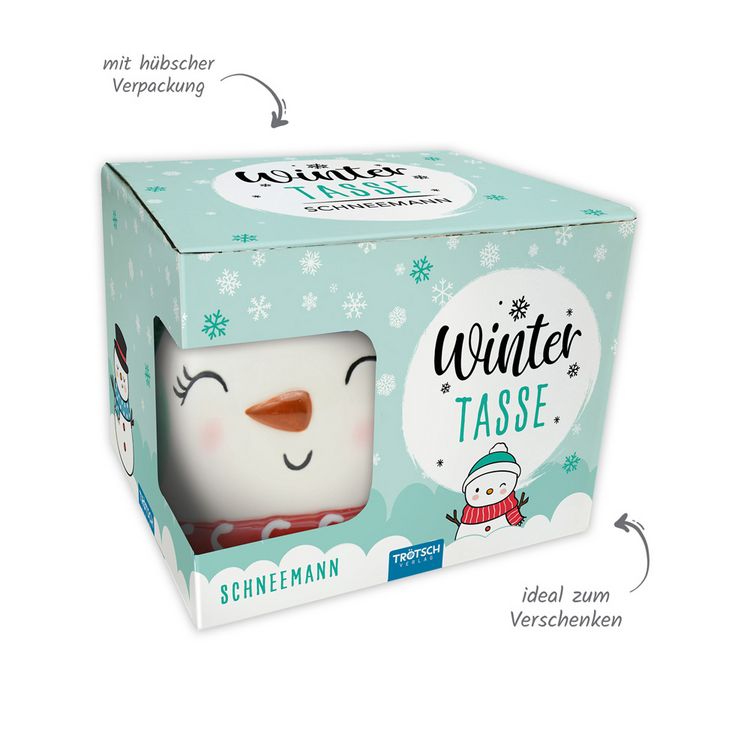 Produktbild: Tr&ouml;tsch Wintertasse Schneemann gro&szlig;
