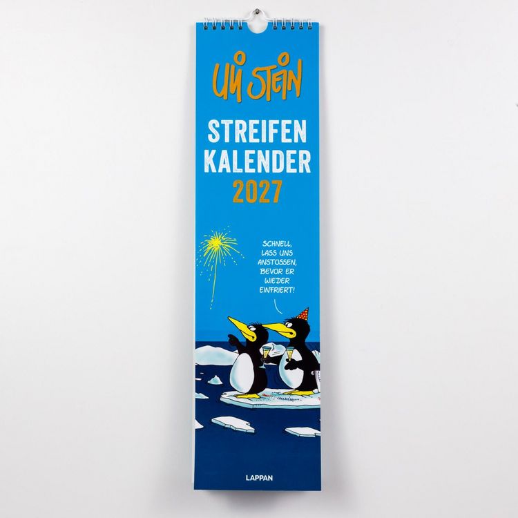 Produktbild: Uli Stein Streifenkalender 2027: Monatskalender f&uuml;r die Wand