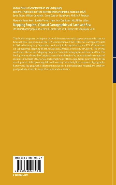 Produktbild: Mapping Empires: Colonial Cartographies of Land and Sea