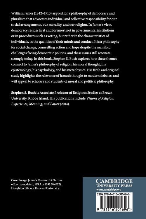 Produktbild: William James on Democratic Individuality