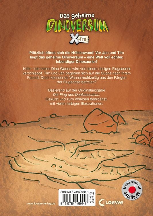 Produktbild: Das geheime Dinoversum Xtra (Band 4) - Flucht vor dem Quetzalcoatlus