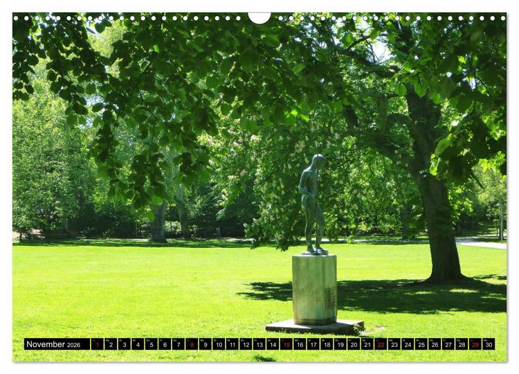 Produktbild: Gr&uuml;nes Mannheim (Wandkalender 2026 DIN A3 quer), CALVENDO Monatskalender