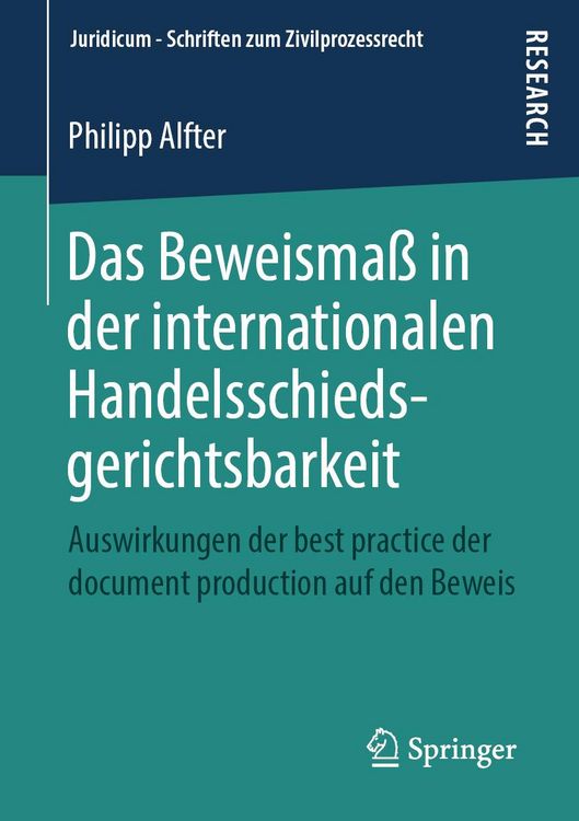Produktbild: Das Beweisma&szlig; in der internationalen Handelsschiedsgerichtsbarkeit