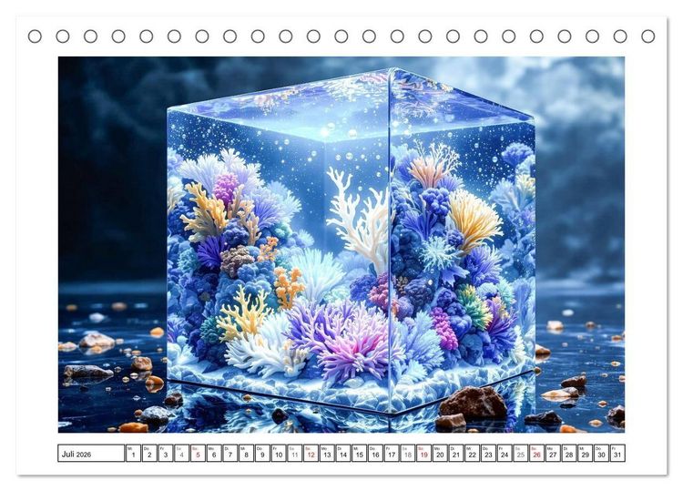 Produktbild: Geschichten im Glas (Tischkalender 2026 DIN A5 quer), CALVENDO Monatskalender