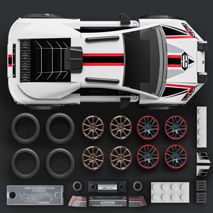 Produktbild: Mattel Brick Shop HW Speed Lambo.JHG75