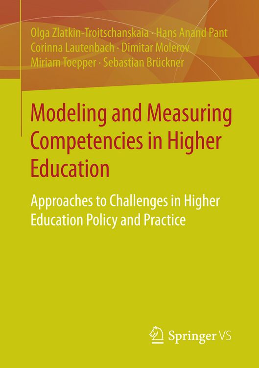 Produktbild: Modeling and Measuring Competencies in Higher Education