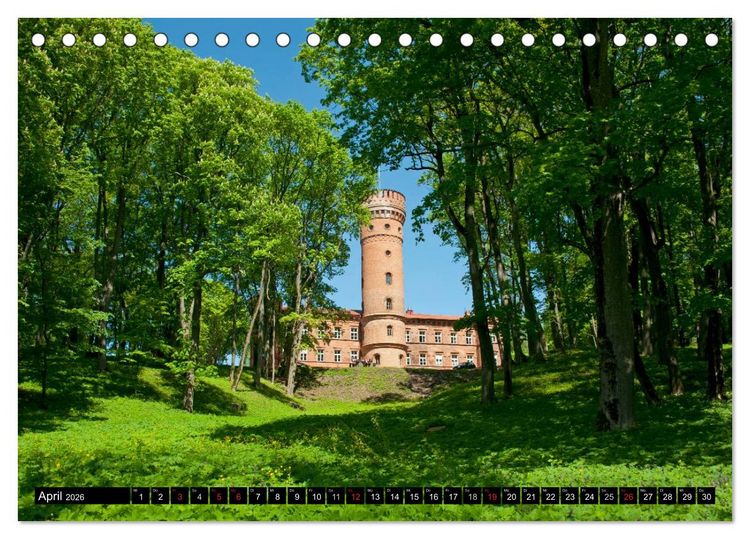 Produktbild: Litauens Sch&ouml;nheiten (Tischkalender 2026 DIN A5 quer), CALVENDO Monatskalender
