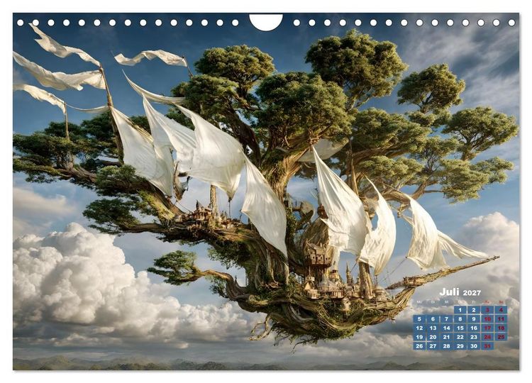 Produktbild: Aerospira (Wandkalender 2027 DIN A4 quer), CALVENDO Monatskalender