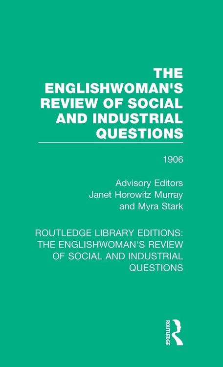 Produktbild: The Englishwoman's Review of Social and Industrial Questions