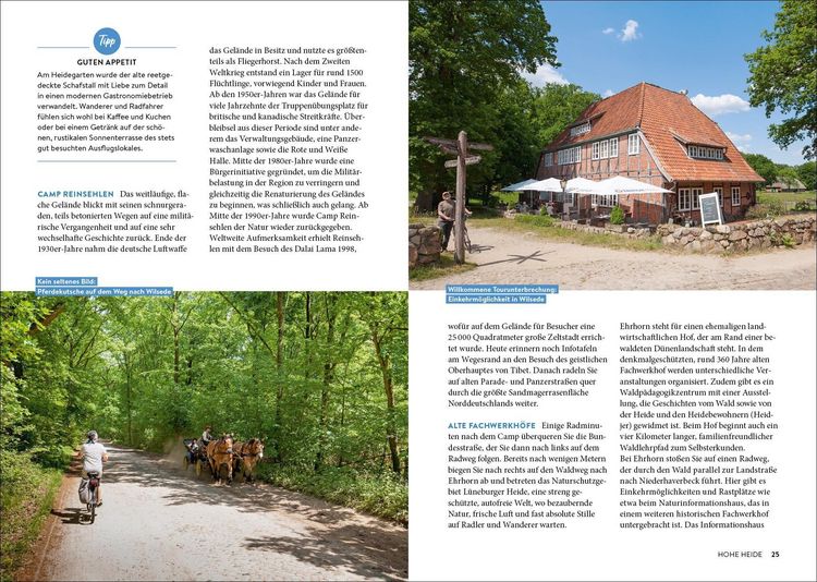 Produktbild: Die L&uuml;neburger Heide erfahren 30 Radtouren durch malerische Landschaften, zu reizvollen St&auml;dten und kulturellen Highlights