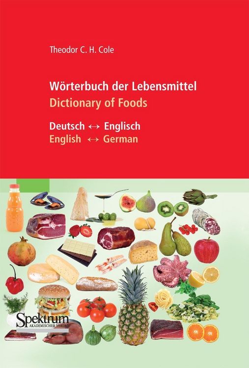 Produktbild: W&ouml;rterbuch der Lebensmittel - Dictionary of Foods