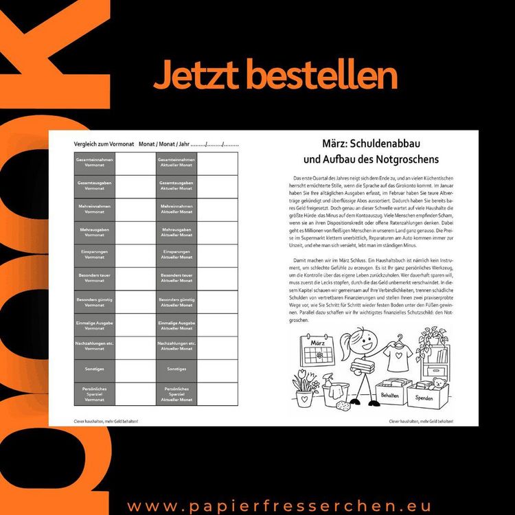 Produktbild: Clever haushalten, mehr Geld behalten! &ndash; 12 Monate &ndash; 12 Spar-Challenges f&uuml;r den Familienalltag