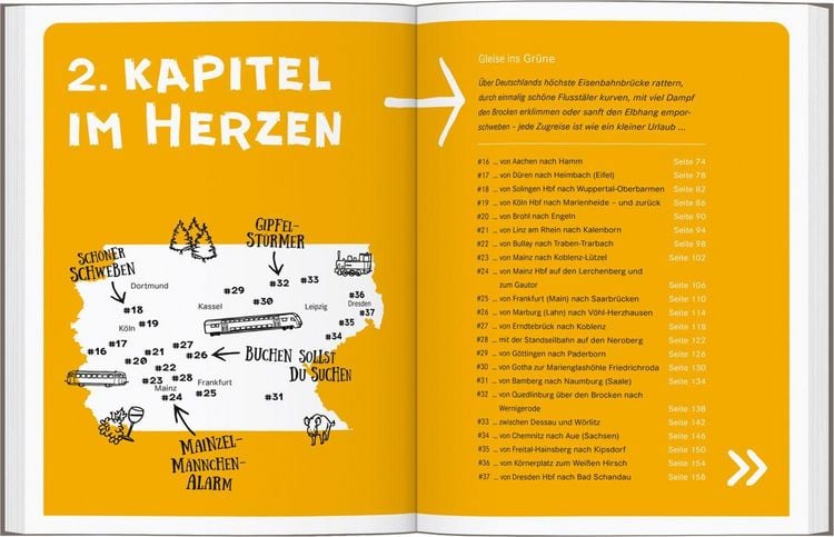 Produktbild: 52 kleine & gro&szlig;e Eskapaden &ndash; Mit dem Zug in Deutschland