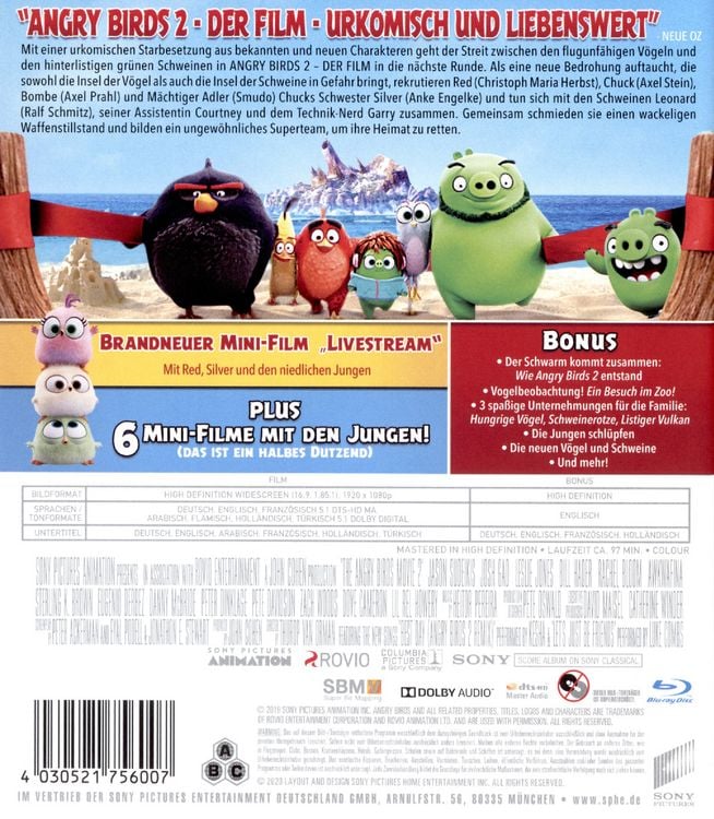 Produktbild: Angry Birds 2 - Der Film
