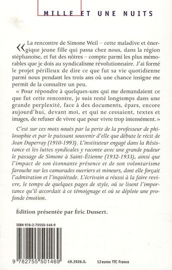 Produktbild: Quand Simone Weil Passa Chez Nous