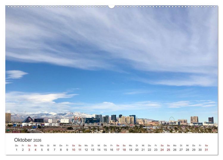 Produktbild: Nevada - Mehr als nur Las Vegas (hochwertiger Premium Wandkalender 2026 DIN A2 quer), Kunstdruck in Hochglanz