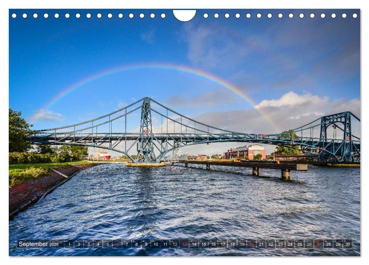 Produktbild: Wilhelmshaven - Impressionen aus der Hafenstadt (Wandkalender 2026 DIN A4 quer), CALVENDO Monatskalender