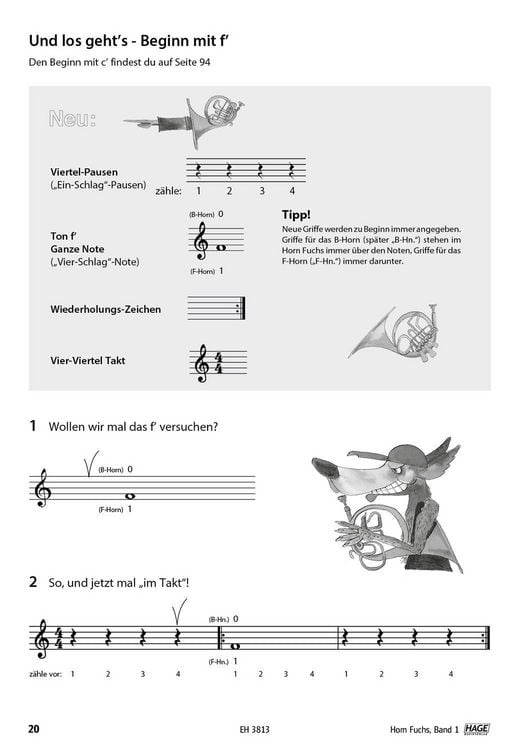 Produktbild: Horn Fuchs Band 1