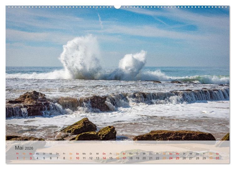 Produktbild: Andalusische Atlantikk&uuml;ste (Wandkalender 2026 DIN A2 quer), CALVENDO Monatskalender