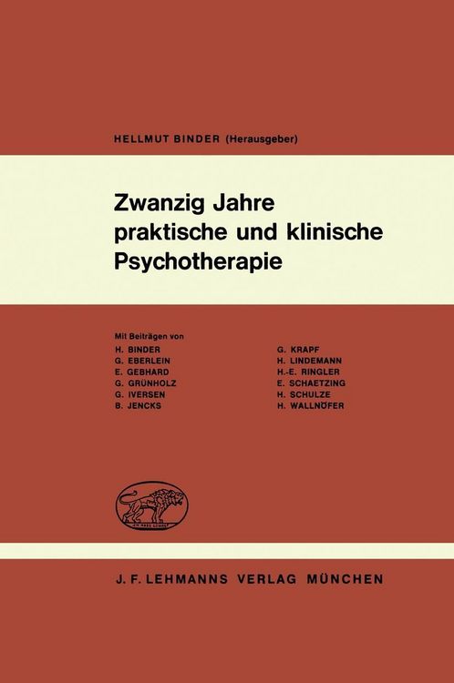 Produktbild: Zwanzig Jahre praktische und klinische Psychotherapie