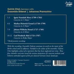 Produktbild: Cello Concertos from Northern Germany
