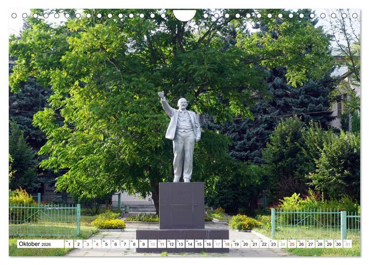 Produktbild: LENIN LEBT - Bilder einer Ikone (Wandkalender 2026 DIN A4 quer), CALVENDO Monatskalender