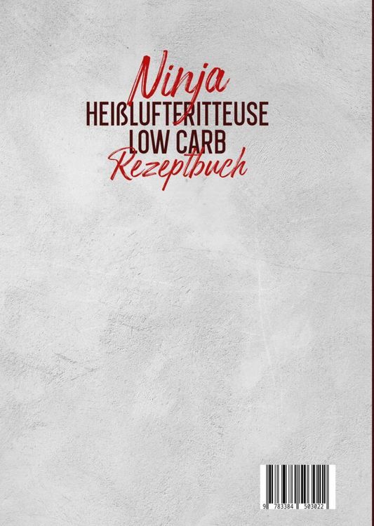 Produktbild: Ninja Hei&szlig;luftfritteuse Low Carb Rezeptbuch