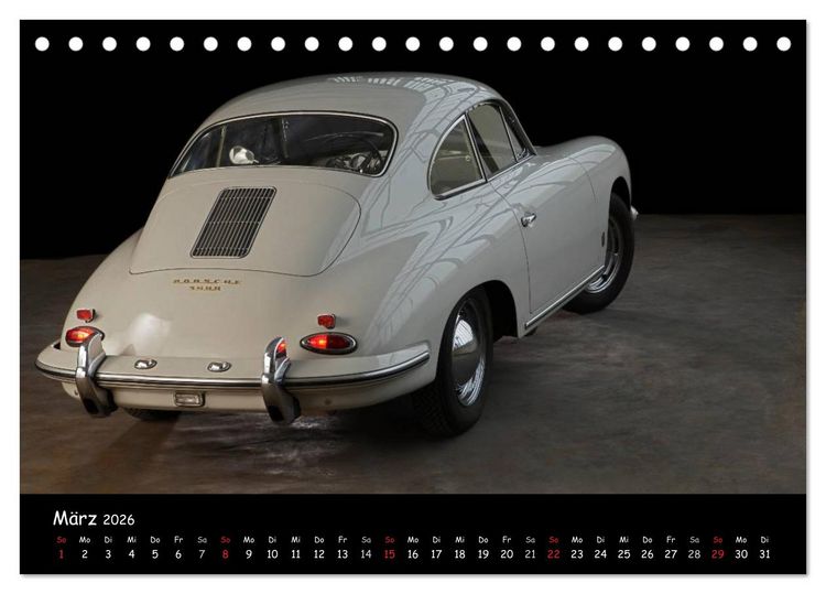 Produktbild: Classic 356 (Tischkalender 2026 DIN A5 quer), CALVENDO Monatskalender