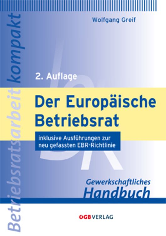 Bild vom Artikel Der Europäische Betriebsrat vom Autor Wolfgang Greif