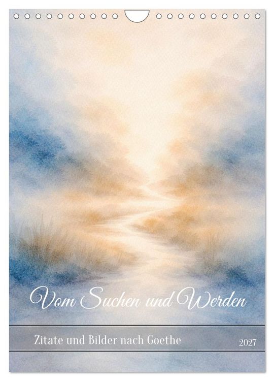 Produktbild: Vom Suchen und Werden (Wandkalender 2027 DIN A4 hoch), CALVENDO Monatskalender