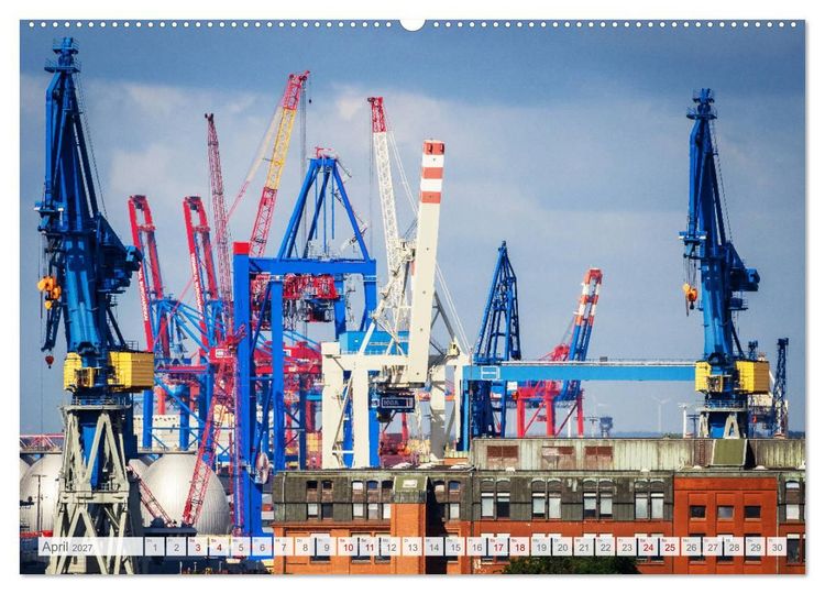 Produktbild: Hamburg. HafenCity, Kontorhausviertel und Speicherstadt. (hochwertiger Premium Wandkalender 2027 DIN A2 quer), Kunstdruck in Hochglanz