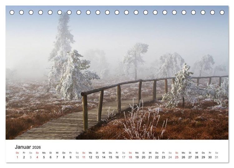 Produktbild: Wege durchs neue Jahr (Tischkalender 2026 DIN A5 quer), CALVENDO Monatskalender