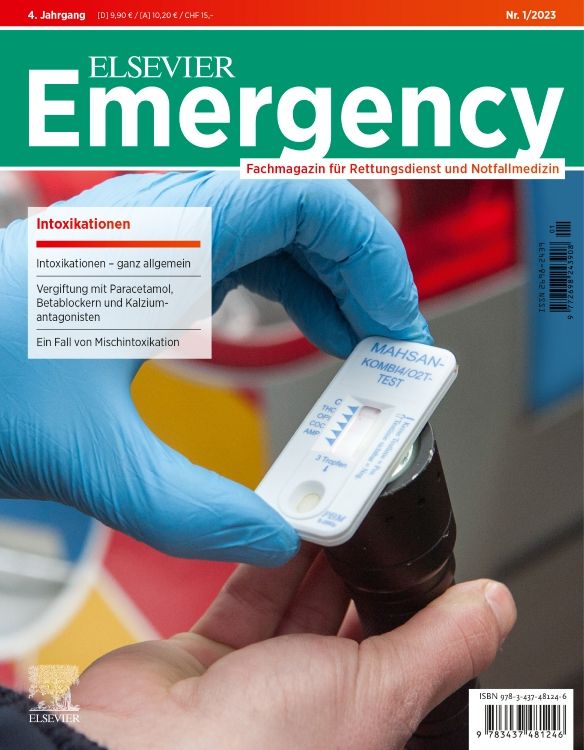 Produktbild: ELSEVIER Emergency. Intoxikationen. 1/2023