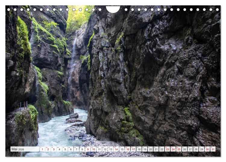 Produktbild: Urlaub in der Zugspitz Region (Wandkalender 2026 DIN A4 quer), CALVENDO Monatskalender