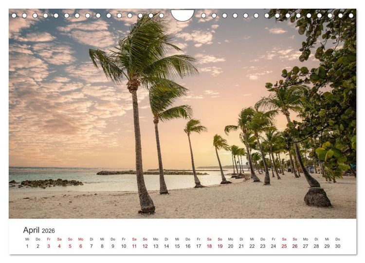 Produktbild: Guadeloupe, Trauminsel der Franz&ouml;sische Antillen (Wandkalender 2026 DIN A4 quer), CALVENDO Monatskalender