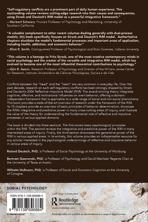 Produktbild: Reflective and Impulsive Determinants of Human Behavior