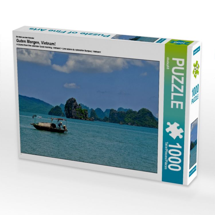 Produktbild: CALVENDO Puzzle Ein Motiv aus dem Kalender Guten Morgen, Vietnam! 1000 Teile Puzzle quer | 1000 Teile Lege-Gr&ouml;&szlig;e 64 &times; 48 cm Foto-Puzzle f&uuml;r gl&uuml;ckliche Stunden