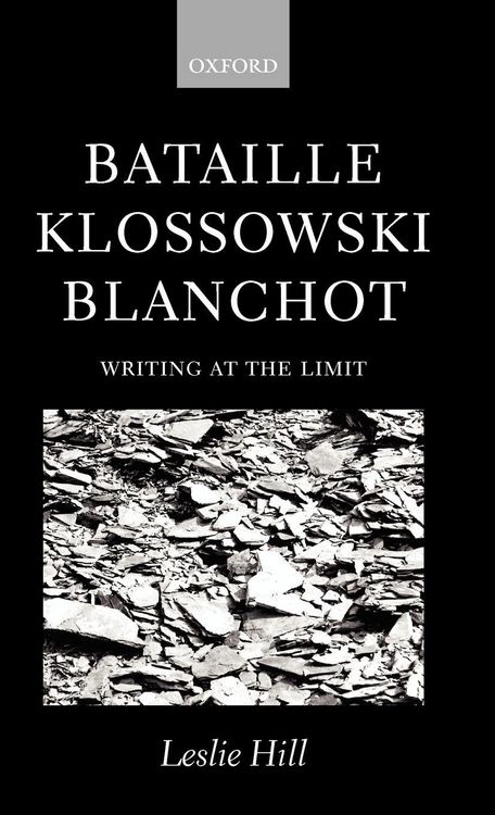 Produktbild: Bataille Klossowski Blanchot ' Writing at the Limit '