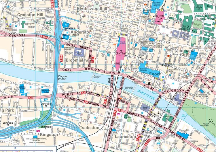 Produktbild: Glasgow Pocket Map