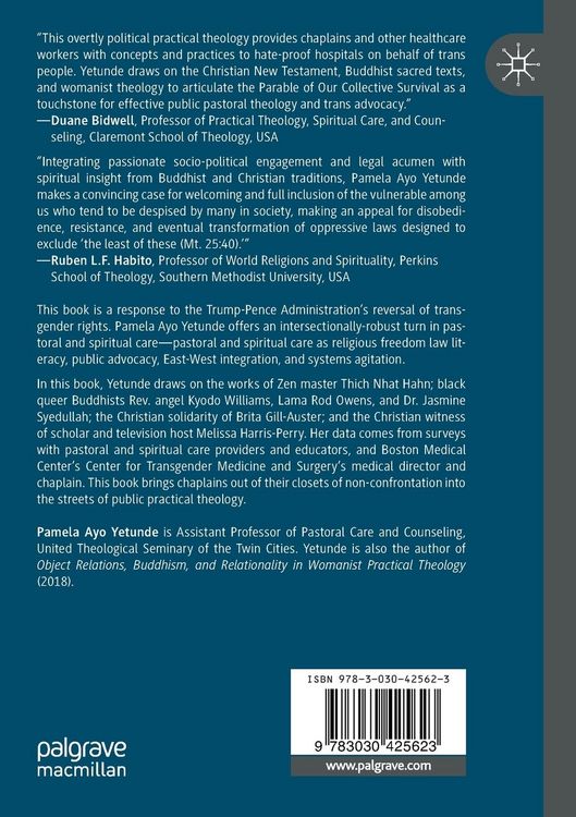 Produktbild: Buddhist-Christian Dialogue, U.S. Law, and Womanist Theology for Transgender Spiritual Care