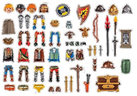 Produktbild: PLAYMOBIL 71487 - Novelmore - My Figures: Ritter von Novelmore