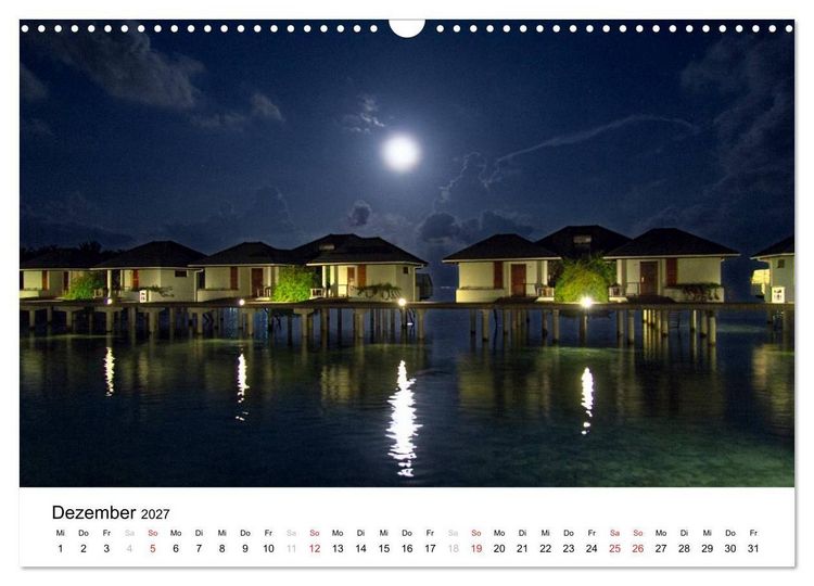 Produktbild: Malediven - Das Paradies im Indischen Ozean I (Wandkalender 2027 DIN A3 quer), CALVENDO Monatskalender