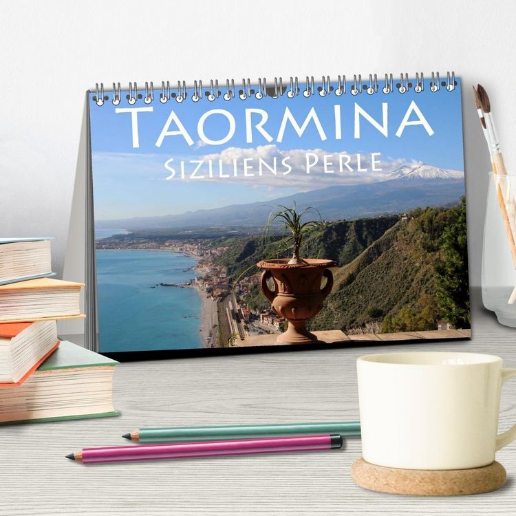 Produktbild: Taormina Siziliens Perle (Tischkalender 2027 DIN A5 quer), CALVENDO Monatskalender