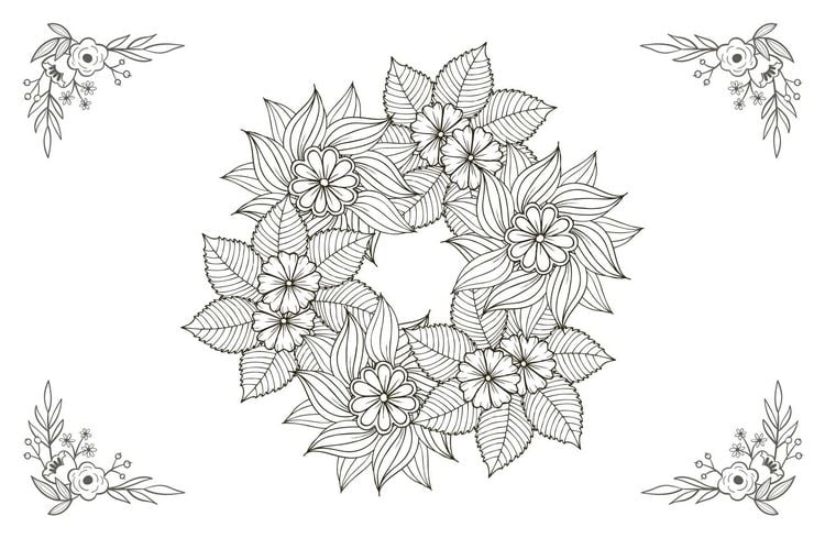 Produktbild: 50 cozy Karten zum Ausmalen &ndash; Blumentraum