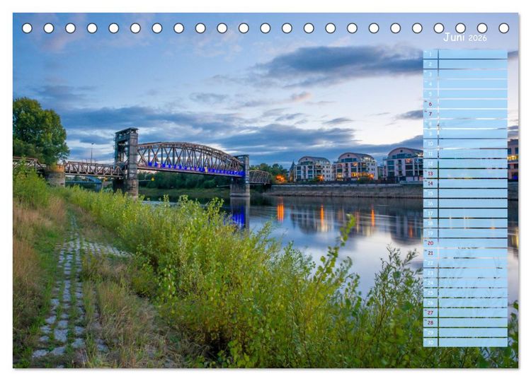 Produktbild: Magdeburg an der Elbe - Der Planer (Tischkalender 2026 DIN A5 quer), CALVENDO Monatskalender