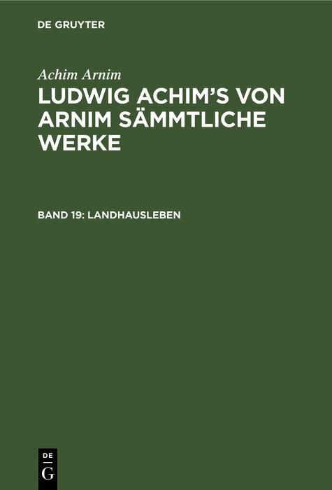 Produktbild: Landhausleben