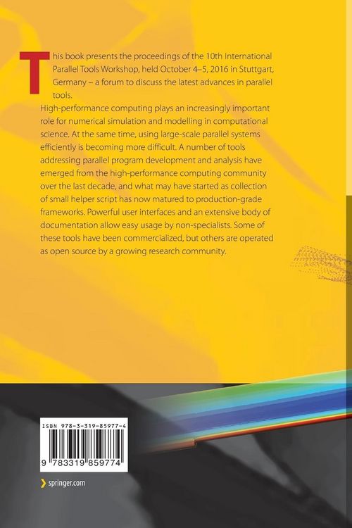 Produktbild: Tools for High Performance Computing 2016