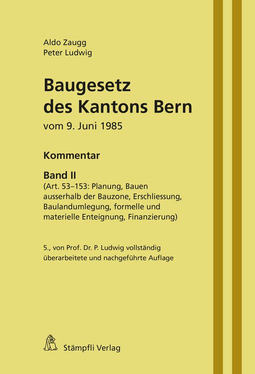 Produktbild: Baugesetz des Kantons Bern