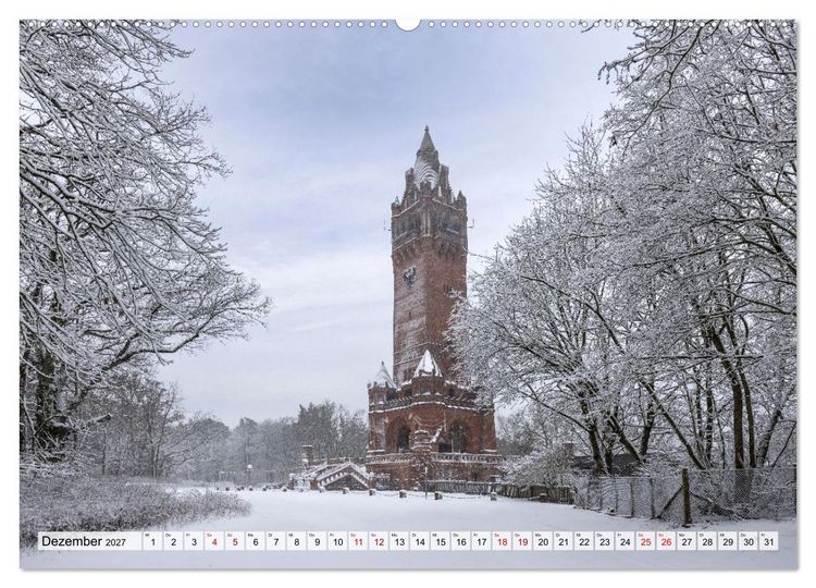 Produktbild: Berlin - Faszination bei Tag und Nacht (hochwertiger Premium Wandkalender 2027 DIN A2 quer), Kunstdruck in Hochglanz