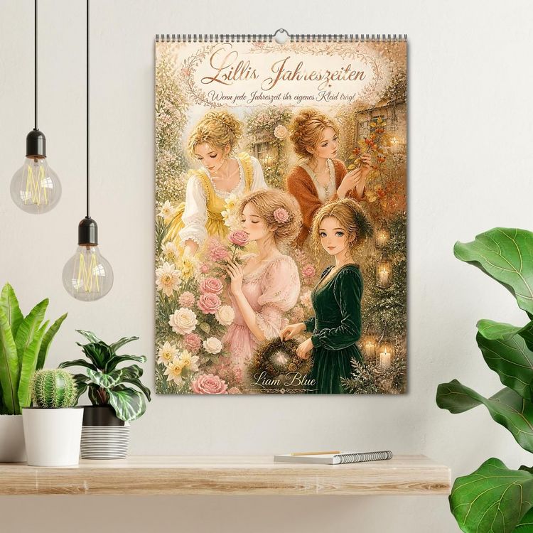 Produktbild: Lillis Jahreszeiten (Wandkalender 2027 DIN A2 hoch), CALVENDO Monatskalender